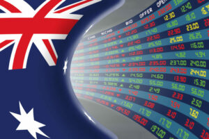 ASX earnings with australi flag and share price quotes