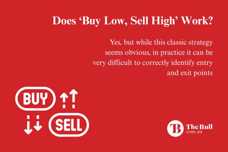 Buy Low, Sell High